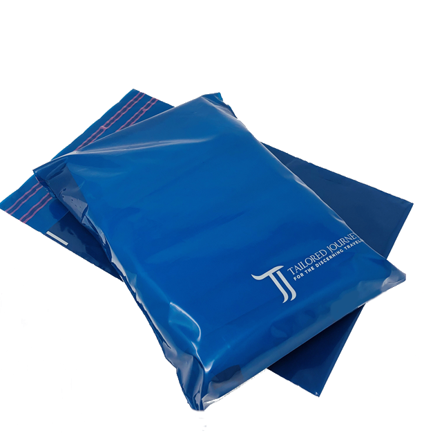 Striking Blue Branded Mailing Bag